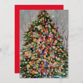 INVITATION ARBRE DE NOËL (Devant / Derrière)