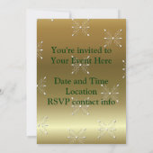 Invitation Arbre de Noël (Dos)