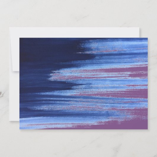 Invitation Arbre de Noël Arc-en-ciel moderne Marine Bleu tend (Dos)