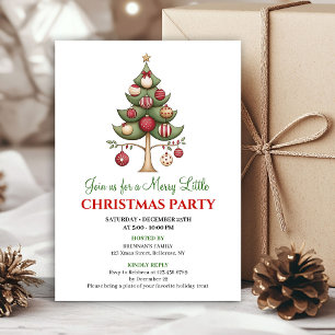 Invitation Arbre de Noël artistique et ludique pour une fête