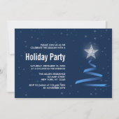 Invitation Arbre de Noël avec Fête des Fêtes de Snowflake (Devant)