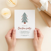 Invitation Arbre de Noël Boho | Noël