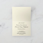 Invitation Arbre de Noël du Père Noël joyeux Illustration cla (Intérieur)