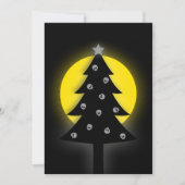 Invitation Arbre de Noël Éffrayant (Devant)