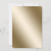 Invitation Arbre de Noël élégant de luxe, fête de Noël (Dos)