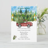 Invitation Arbre de Noël en camion (Debout devant)