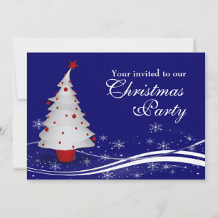 Invitation Arbre de Noël et fête de Noël du Père Noël