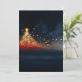 Invitation Arbre de Noël étincelant 7 (Debout devant)