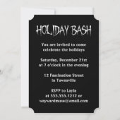 Invitation +{ Arbre de Noël gothique }+ (Dos)