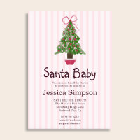 Arbre de Noël Hiver Rose Mignon Baby Shower