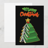 Invitation Arbre de Noël livresque IV (Devant / Derrière)