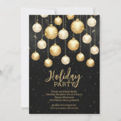 Invitation Arbre de Noël Ornements d'entreprise (Devant)