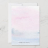 Invitation Arbre de Noël Vacances d'hiver Révélation de genre (Dos)