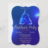Invitation Arbre de pin de Noël, Fête de la Compagnie de Noël (Devant)