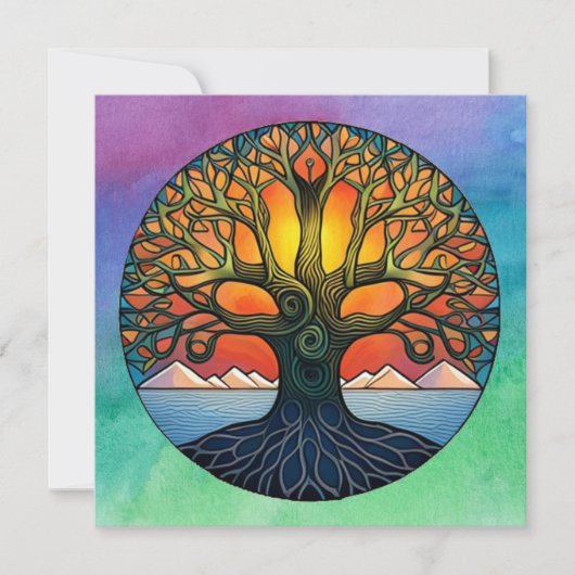 Invitation Arbre de Vie (Devant)