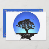 Invitation Arbre de vie (Devant / Derrière)