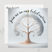 Invitation Arbre de vie (Devant / Derrière)