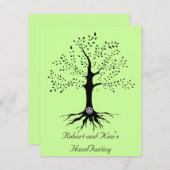 Invitation Arbre de vie (Devant / Derrière)