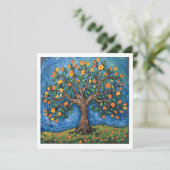 Invitation Arbre de vie artwork,Celtique (Debout devant)