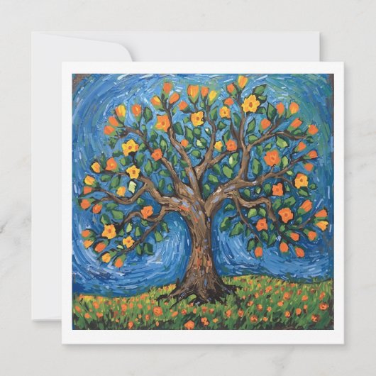 Invitation Arbre de vie artwork,Celtique (Devant)
