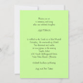 INVITATION ARBRE DE VIE BAR/BAT MITZVAH (Dos)