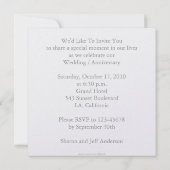 Invitation Arbre de Vie/Cartons d'invitation pour anniversair (Dos)