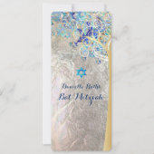 Invitation Arbre de vie Mitzvah/Silver Foil PixDezines (Devant)