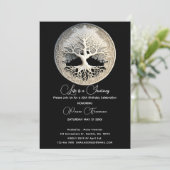 Invitation Arbre de vie | Moderne (Debout devant)