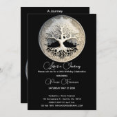 Invitation Arbre de vie | Moderne (Devant / Derrière)
