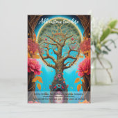 Invitation Arbre de Vie Mystique de l'Art Sacré Rêveur Spirit (Debout devant)