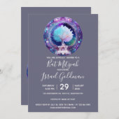 Invitation Arbre de vie | Nuit étoilée (Devant / Derrière)