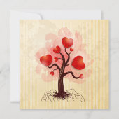 Invitation Arbre des coeurs (Devant)