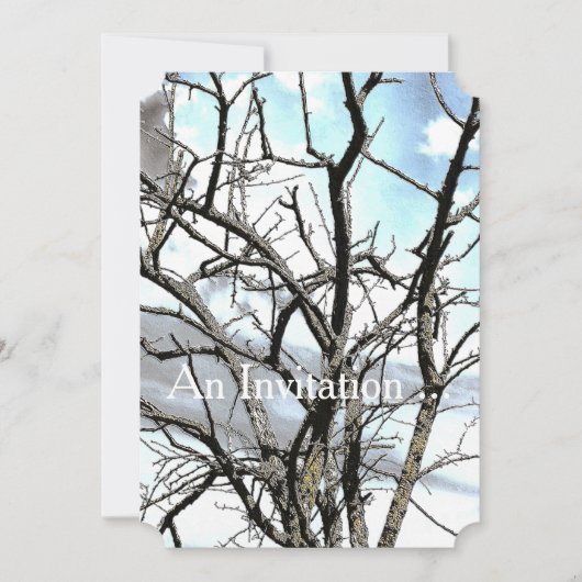 INVITATION ARBRE D'HIVER (Devant)