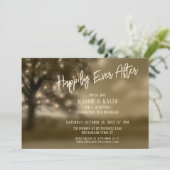 Invitation Arbre éthéré, Réception de bonheur éternel aux lum (Debout devant)