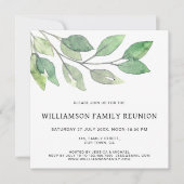 Invitation Arbre familial moderne (Devant)