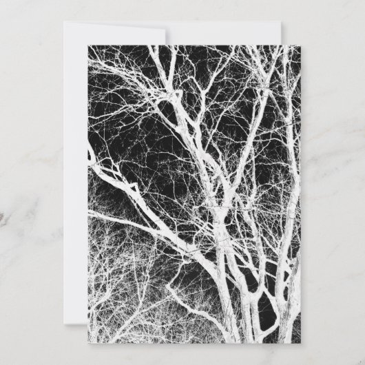 Invitation arbre fantôme (Devant)