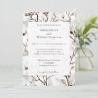 Arbre Fleurissant Blanc Romantique Mariage