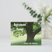 Invitation Arbre pacifique du Parti de la retraite/avec devis (Debout devant)