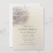 Invitation Arbre Rustique Écorce Pays Minimal Fête de Mariée (Devant)