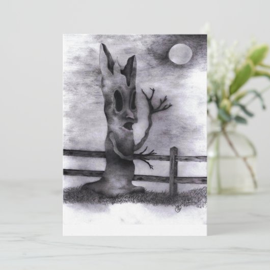 Invitation "Arbre Spook" (Debout devant)