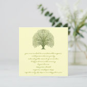 Invitation Arbre Tourbillon Olive (Debout devant)