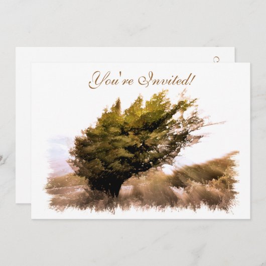 INVITATION ARBRES (Devant / Derrière)