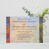 Invitation Arbres d'automne colorés (Debout devant)