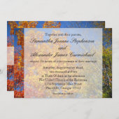 Invitation Arbres d'automne colorés (Devant / Derrière)