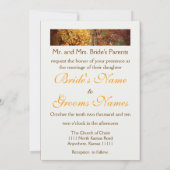 Invitation Arbres d'automne Mariage II (Dos)