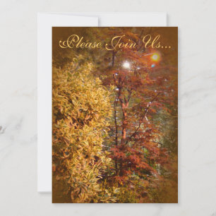 Invitation Arbres d'automne Mariage II