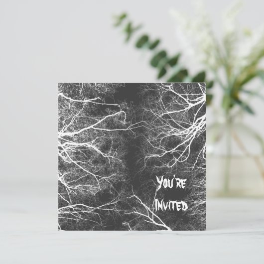 Invitation Arbres effrayants (Debout devant)