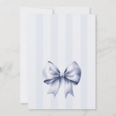 Invitation Arc bleu C'est un garçon Baby Shower (Dos)