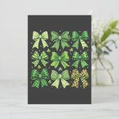 Invitation Arc Coquette Saint-Patrick Vintage  (Debout devant)