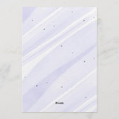 Invitation Arc Coquette Violet 1er Anniversaire (Dos)
